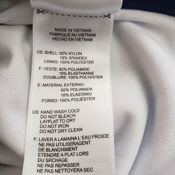 Adidas Bikini Top Triangle Blue and Pink Striped - Picture 7 of 10